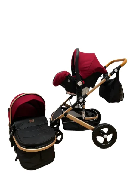 Carucior 3in1 transformabil in parte sport, 0-36 luni, RED-T5