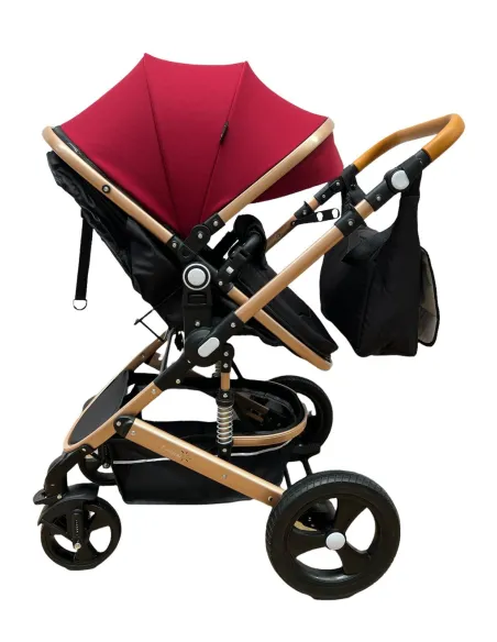 Carucior 3in1 transformabil in parte sport, 0-36 luni, RED-T5