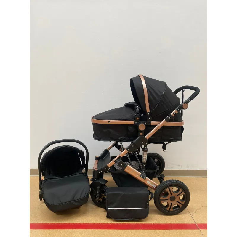 Carucior 3 in 1, landou transformabil in parte sport, 0-36 luni, RED-T3