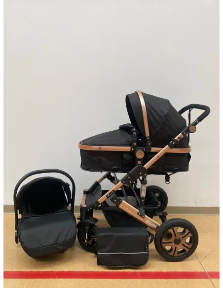 Carucior 3 in 1, landou transformabil in parte sport, 0-36 luni, RED-T3