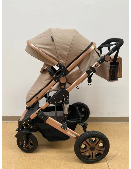 Carucior 3 in 1, landou transformabil in parte sport, 0-36 luni, RED-T3