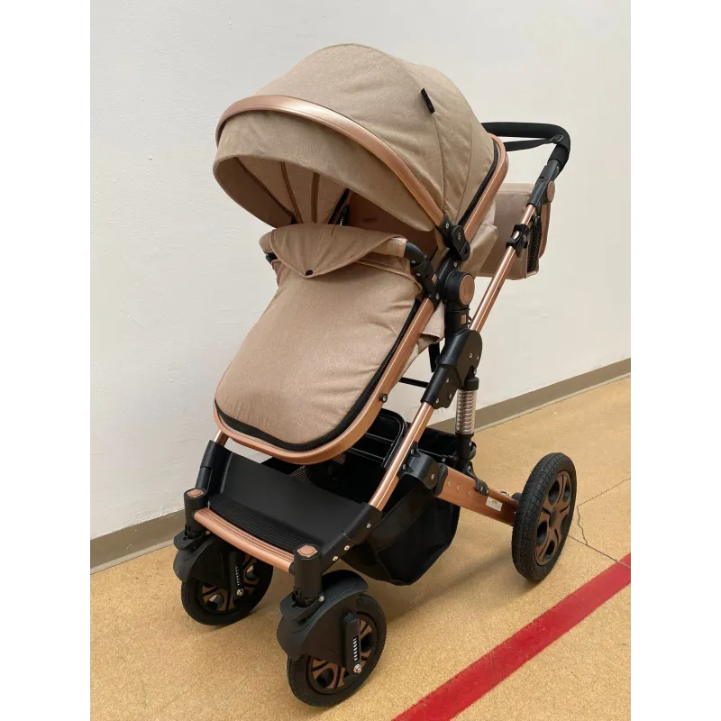 Carucior 3 in 1, landou transformabil in parte sport, 0-36 luni, RED-T3