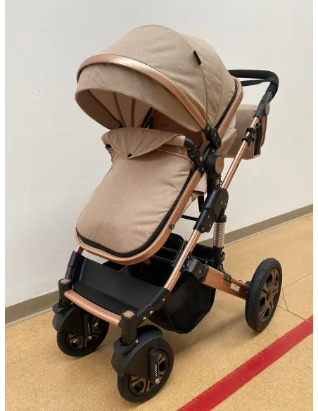 Carucior 3 in 1, landou transformabil in parte sport, 0-36 luni, RED-T3