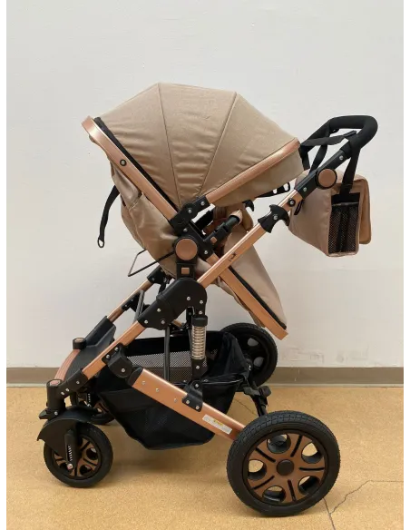 Carucior 3 in 1, landou transformabil in parte sport, 0-36 luni, RED-T3