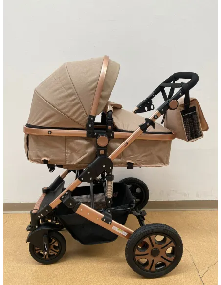 Carucior 3 in 1, landou transformabil in parte sport, 0-36 luni, RED-T3