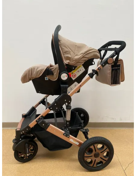 Carucior 3 in 1, landou transformabil in parte sport, 0-36 luni, RED-T3