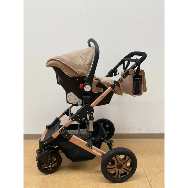 Carucior 3 in 1, landou transformabil in parte sport, 0-36 luni, RED-T3