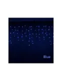 Instalație Crăciun 12m 300 LED Albastru – Turturi Franjuri