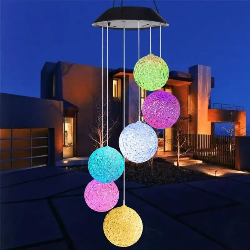 Set 6 Globuri Solare cu Efect Multicolor – Iluminare Ambientală pentru Grădină și Terasă