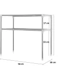 Etajera tip raft multifunctional pentru bucatarie sau baie Multi Storage Rack