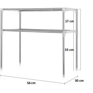 Etajera tip raft multifunctional pentru bucatarie sau baie Multi Storage Rack 2