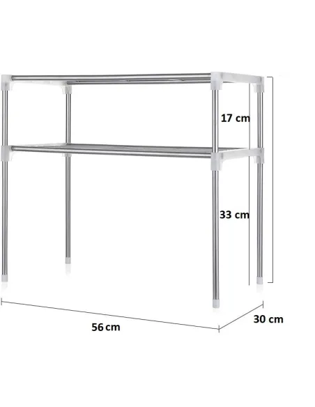 Etajera tip raft multifunctional pentru bucatarie sau baie Multi Storage Rack