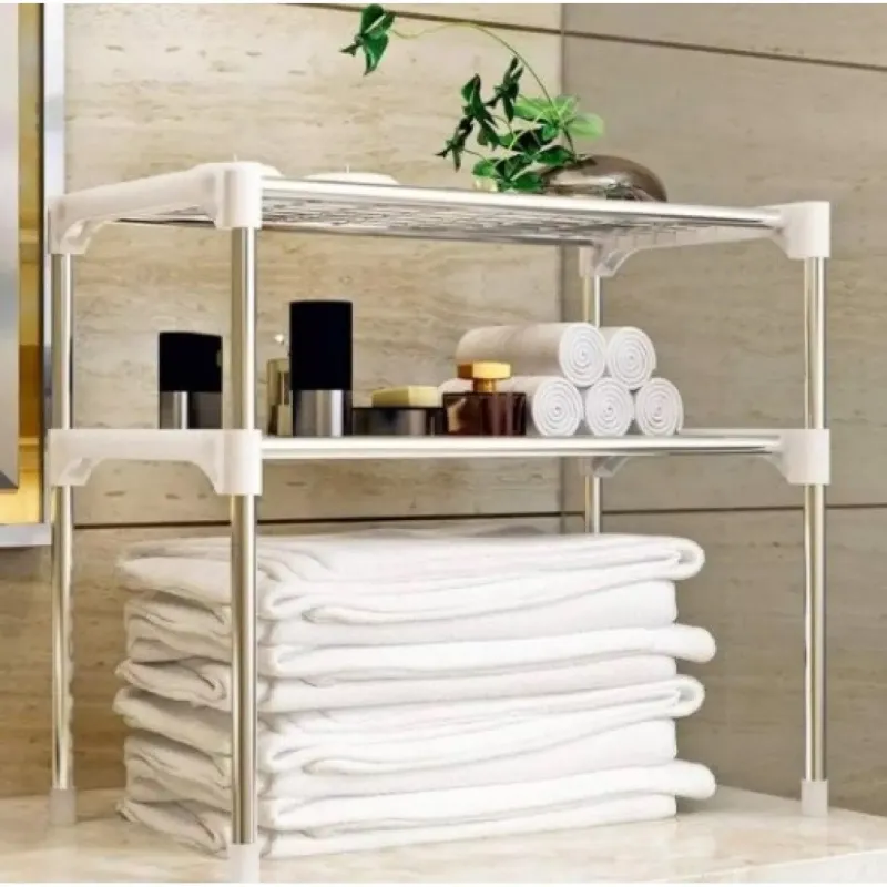 Etajera tip raft multifunctional pentru bucatarie sau baie Multi Storage Rack