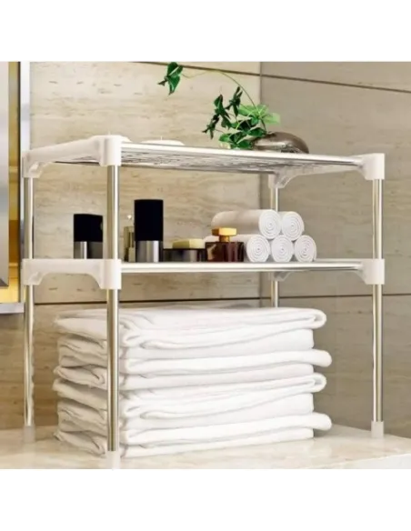 Etajera tip raft multifunctional pentru bucatarie sau baie Multi Storage Rack