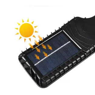 Set 5 x Lampi Solare de Perete cu 72 LED-uri COB, 50W, 3 Moduri de Functionare, Telecomanda, Senzor de Miscare si Lumina 2