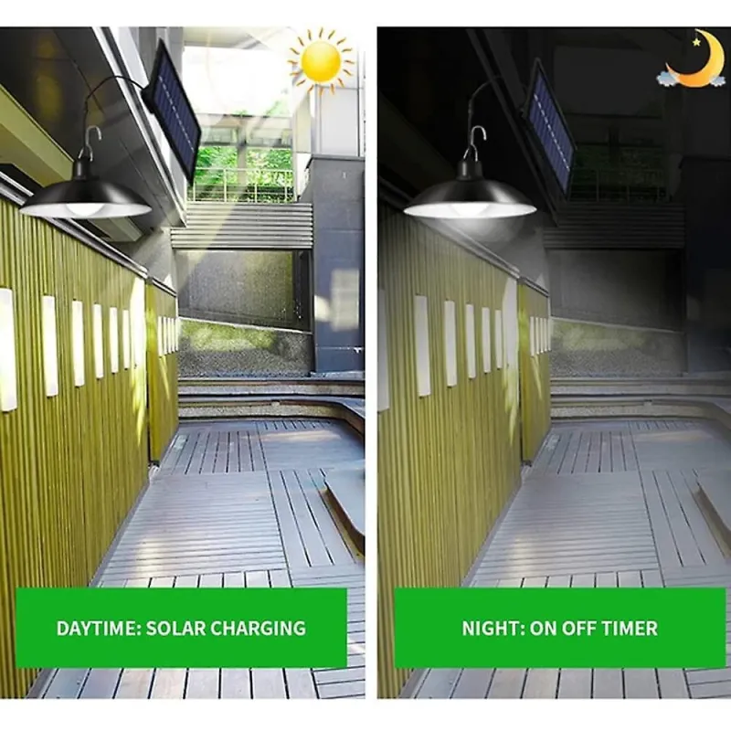 Set 2 Lampi solare cu LED si panou solar, cu telecomanda, IP66, lumina alba