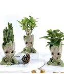Suport figurina Grooty ganditor, ghivechi plante ,suport ideal
