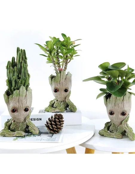 Suport figurina Grooty ganditor, ghivechi plante ,suport ideal