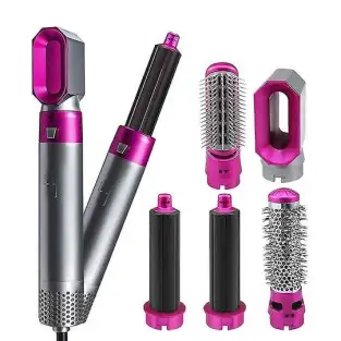 Multistyler 5 in 1, Hot Air Styler , Multiple Accesorii incluse, ondulare, indreptate, uscare