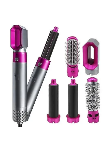 Multistyler 5 in 1, Hot Air Styler , Multiple Accesorii incluse, ondulare, indreptate, uscare