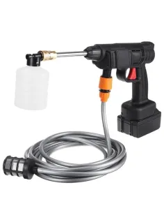 Aparat pistol de spalat presiune mobil 8L/min cu acumulator de 48Vf, trusa plastic