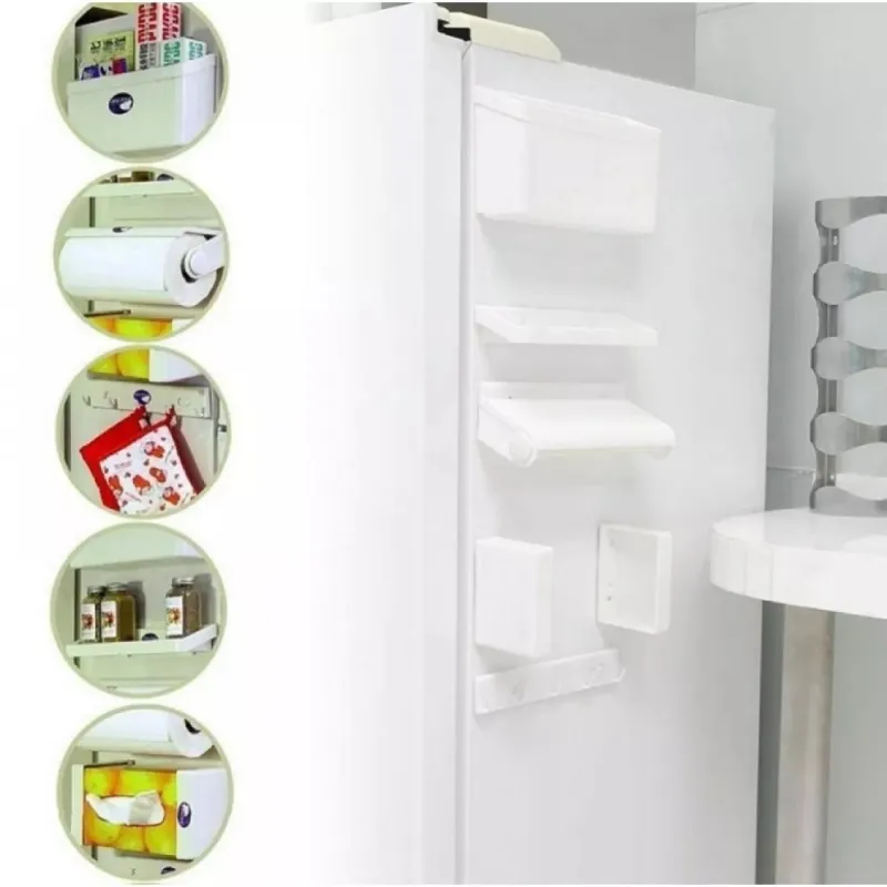 Dispenser bucatarie 5 in 1 cu magnet pentru frigider