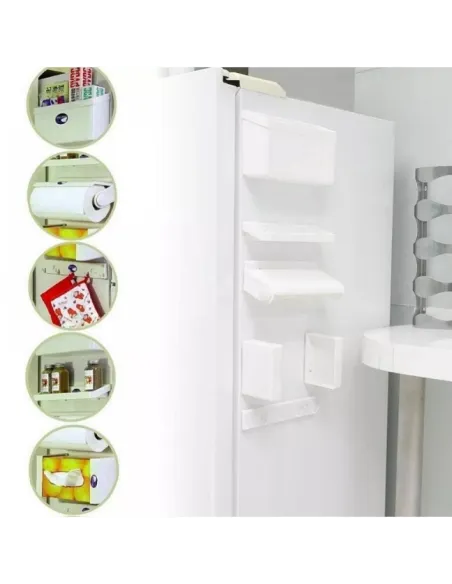 Dispenser bucatarie 5 in 1 cu magnet pentru frigider