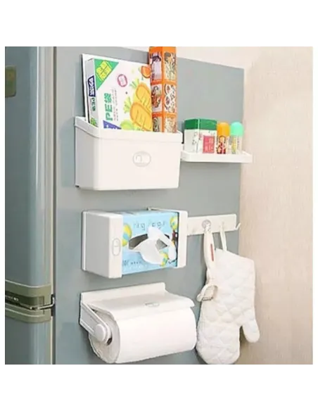 Dispenser bucatarie 5 in 1 cu magnet pentru frigider