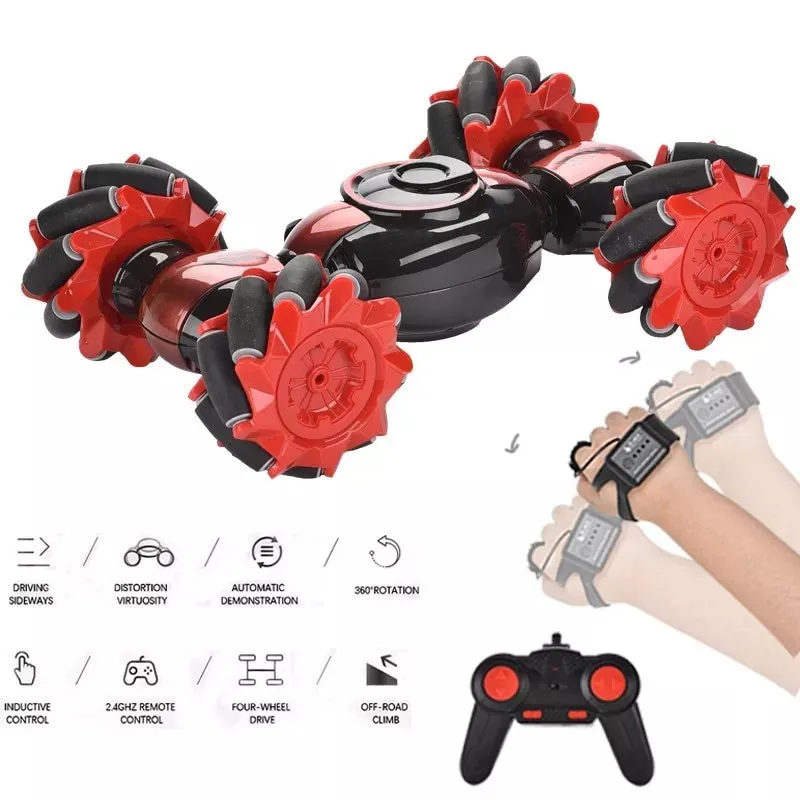 Masina de jucarie Stunt Car, control prin gesturi