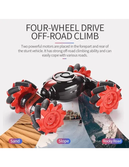 Masina de jucarie Stunt Car, control prin gesturi