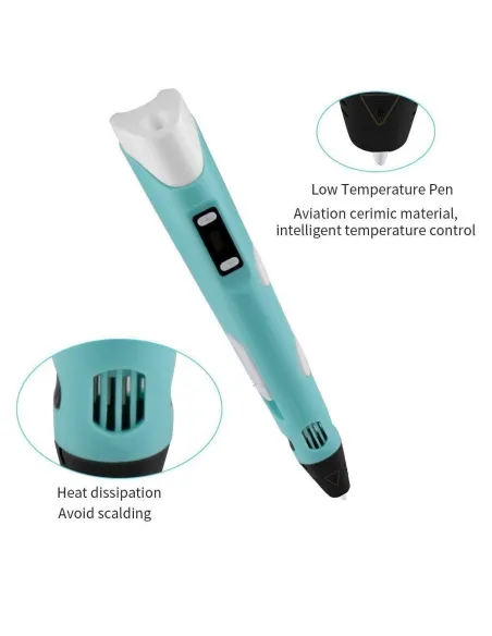 Creion desene 3D pentru desenat in spatiu+ 13 filamente