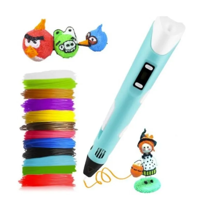 Creion desene 3D pentru desenat in spatiu+ 13 filamente