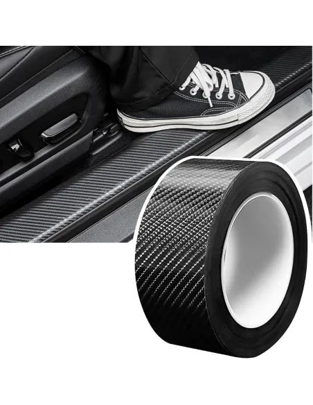 Folie de protectie carbon 3D, rola 7 cm x 3 M