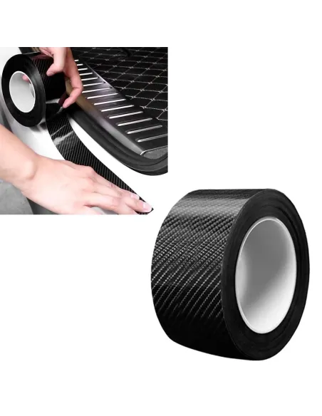 Folie de protectie carbon 3D, rola 7 cm x 3 M