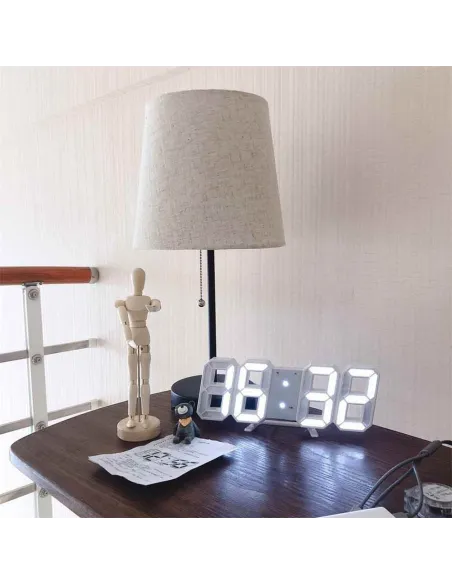 Ceas digital cu ecran LED si cifre mari, LTC04 3D