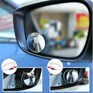 Set 2 oglinzi auto unghi mort rotunde pentru oglinzile laterale cu adeziv 2