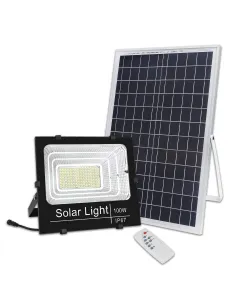 Proiector LED 100W cu panou solar
