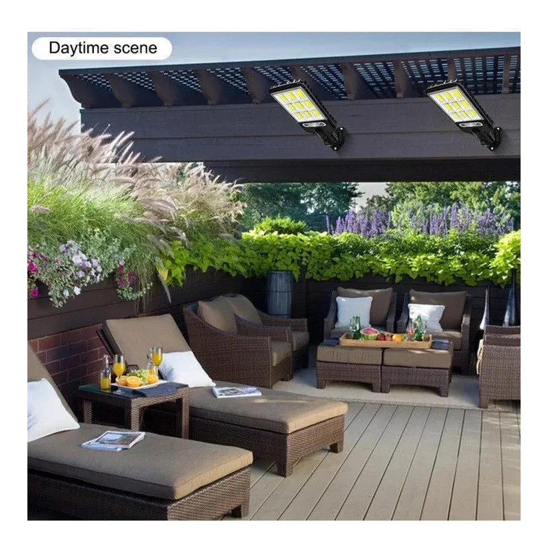 Lampa Solara 50W, 71LED-uri COB, Telecomanda , Senzor de Miscare