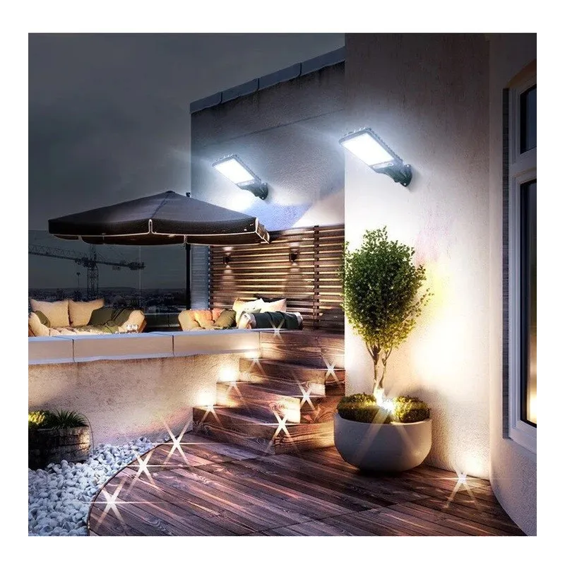 Lampa Solara 50W, 71LED-uri COB, Telecomanda , Senzor de Miscare