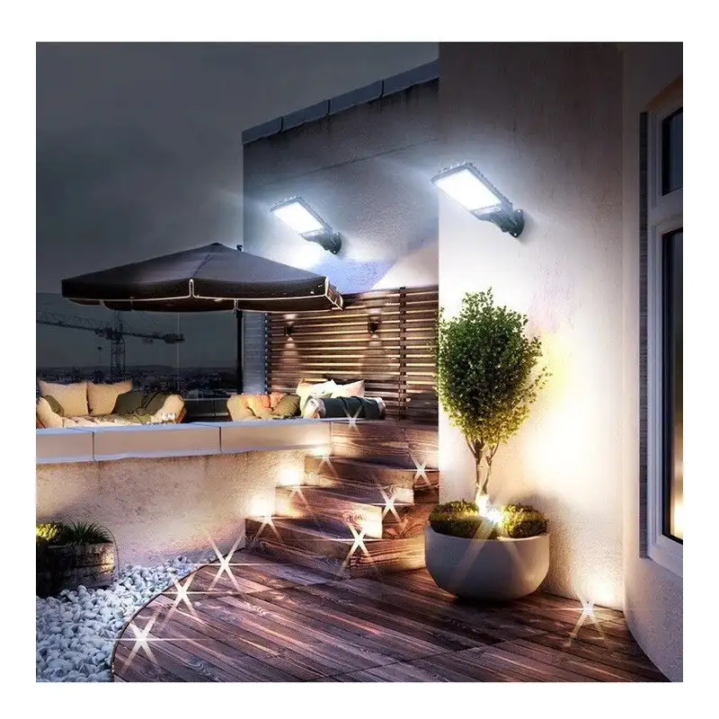 Lampa Solara 50W, 71LED-uri COB, Telecomanda , Senzor de Miscare