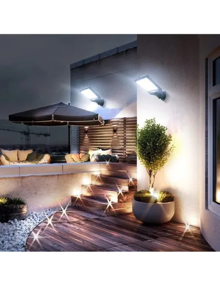 Lampa Solara 50W, 71LED-uri COB, Telecomanda , Senzor de Miscare