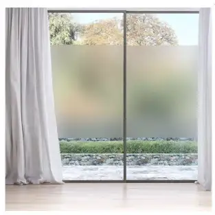 Folie autoadeziva alb mat 45 X 300 pentru geamuri 2