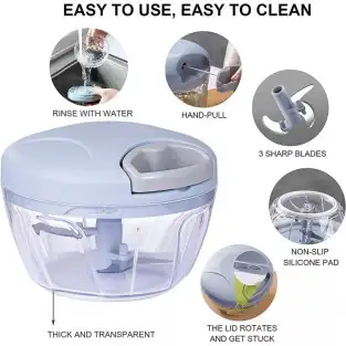 Tocator manual pentru legume cu 3 lame