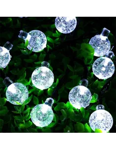 Instalatie solara bila cristal mare, 50 led-uri, alb rece , 6.5 m 2