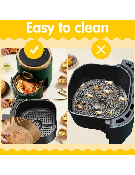 Set 10 buc hartie pentru Air Fryer, de unica folosinta