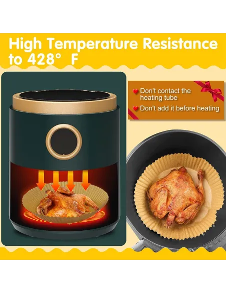 Set 10 buc hartie pentru Air Fryer, de unica folosinta