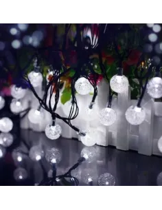 Instalatie 10m, 100 led globlulete cristal ,interconectabila, 220w, multicolor