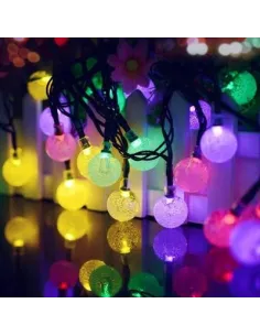 Instalatie 10m, 100 led globlulete cristal ,interconectabila, 220w, multicolor 2
