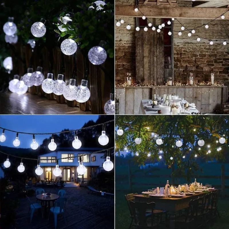 Instalatie 10m, 100 led globlulete cristal ,interconectabila, 220w, multicolor