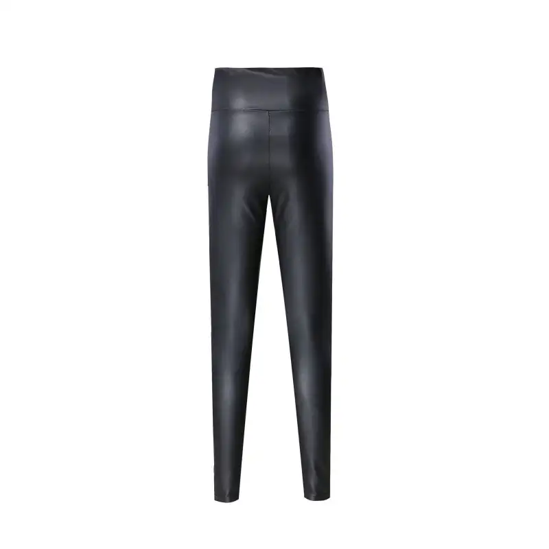 Colanti imitatie de piele negri